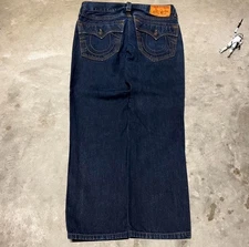 True Religion World Tour Ricky Seat 34 Made In USA Relaxed straight Jeans 33x32