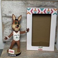 NBA San Antonio Spurs The Coyote Mascot Bobbl...