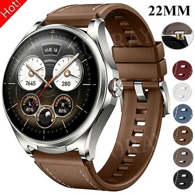 Leder Silikon Armband Für Huawei Watch GT6/GT5/GT4/GT3/GT2/2e 42/46mm 4 3 Pro