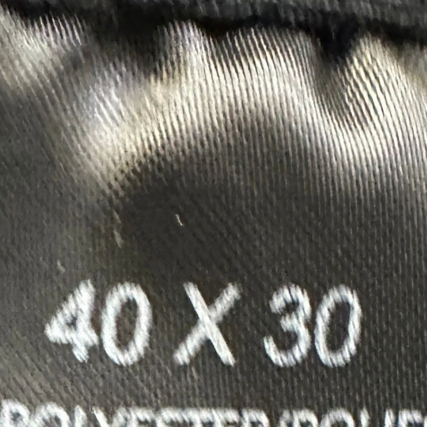 Haggar Cool 18 Pro Pants Chino Men 40X30 Black Comfort Waistband Classic Fit NEW - Image 3 of 4