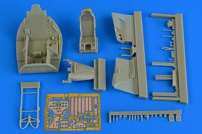 SAAB J-29 Tunnan cockpit set - Pilot Replicas - / 1:48 - Aires 4725