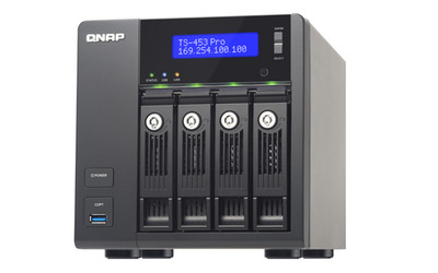 QNAP TS-453 Pro NAS 4 Bay 16GB RAM Intel Celeron  CPU J1900 4x1.90 GHz (7,60GHz)
