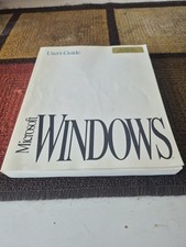 Microsoft Window User's Guide 1991 paperback VG 0292 Part No. 21669