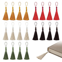 20 StüCk Quasten AnhäNger Set FüR Lesezeichen, Mini Quasten Zum Basteln, Handgef