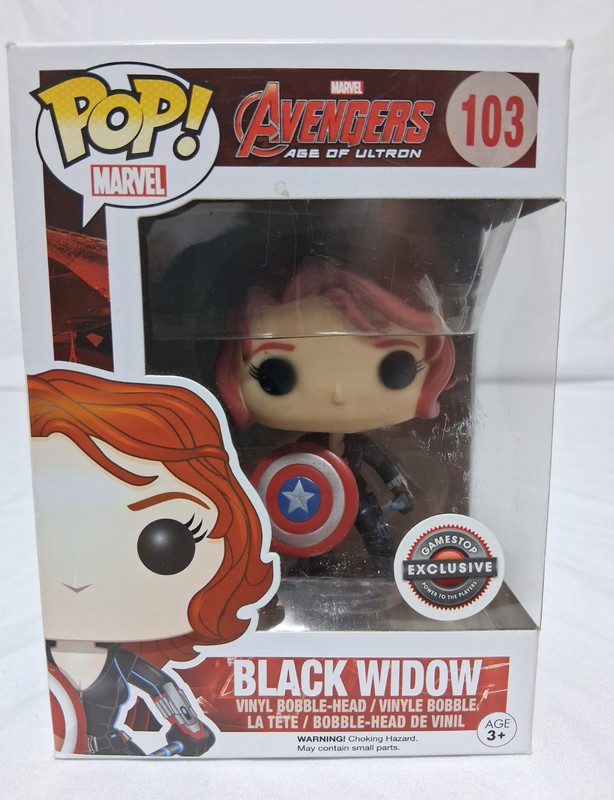 Funko Pop! Marvel Avengers Age of Ultron Black Widow GameStop Exclusive #103