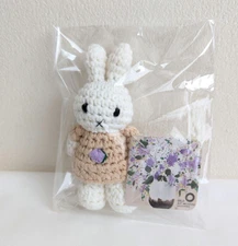 [New] Just Dutch Deji Art Museum Miffy Handmade Flower Plush Keychain From JAPAN