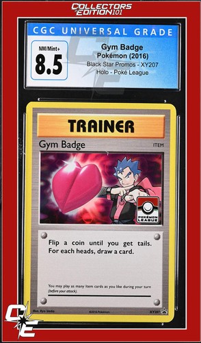 Gym Badge graded CGC 8.5 for sale on eBay