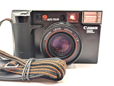  Near MINT Canon AF35ML Black Point  Shoot 35mm Film Camera From JAPAN Vid inc