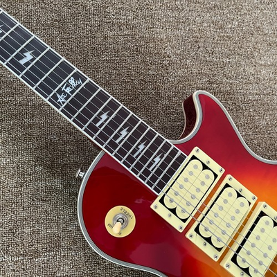 #ad 1997 Ace Frehley Signature Les Paul Custom Electric Guitar Cherry Sunburst $270.75