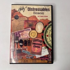 Tim Holtz Distressables Elements 345 Digital Images Cd 0943 Scrapbook Crafting