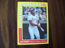 JOE TORRE ST. LOUIS CARDINALS  1991 SWELL #92 MLB BASEBALL
