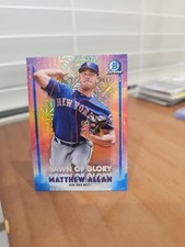 2021 Bowman Chrome Dawn of Glory Mega Box Mojo Blue Refractor /150 Matthew Allan