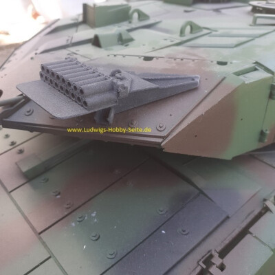 Kit Protezione Mine Leopard 2A6M Per Modellismo 1:16 | Tamiya / Heng-Long