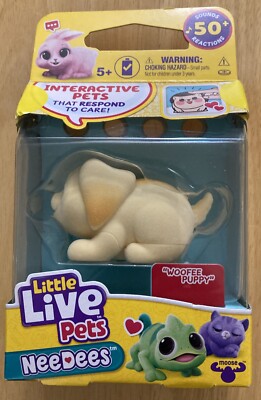Little Live Pets WOOFEE PUPPY NeeDees Interactive Pet Sounds 2024 New