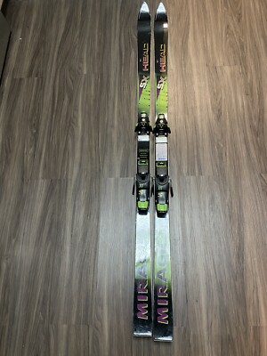 HEAD SX MIRAGE RACING SKIS / W SALOMON 777 BINDINGS 170CM