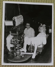 FUNNY LADY still BARBRA STREISAND original movie PHOTO Herbert Ross ON SET