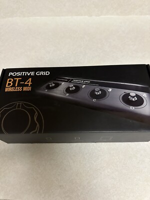 Positive Grid Foot Controller BT-4 Wireless Midi Pedalboard, Open Box