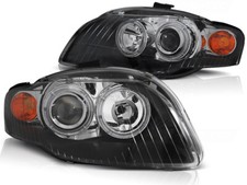 Angel Eyes Scheinwerfer Set für Audi A4 B7 BJ 11/04-03/08 Klar/Schwarz RHD/LHD Angel Eyes Scheinwerfer Set für Audi A4 B7 BJ 11/04-03/08 Klar/Schwarz RHD/LHD
