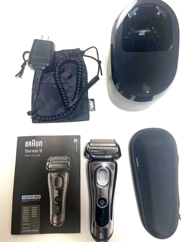 BRAUN Series 9 9295CC-P Wet & Dry Men's Electric Shaver Used from Japan