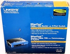LINKSYS BEFSR41 ETHERFAST CABLE/DSL ROUTER W/ 4-PORT SWITCH USED 