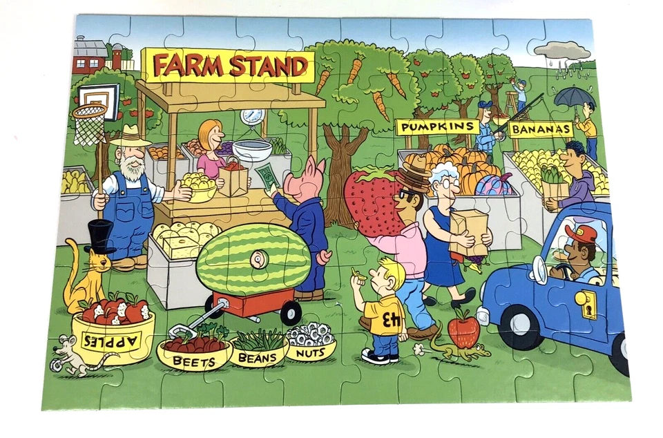 Ravensburger Highlights 60 Pc Jigsaw Puzzle That's Silly! Farm Stand Ages 4+ - Image 2 of 4