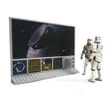 CUSTOM WALL COMPUTER SCREEN for 6 IN Figure SCI FI & Other DIORAMA