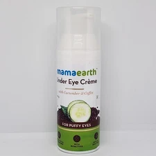 Mamaearth Natural Under Eye Cream for Dark Circles & Wrinkles 50ml NEW Sealed