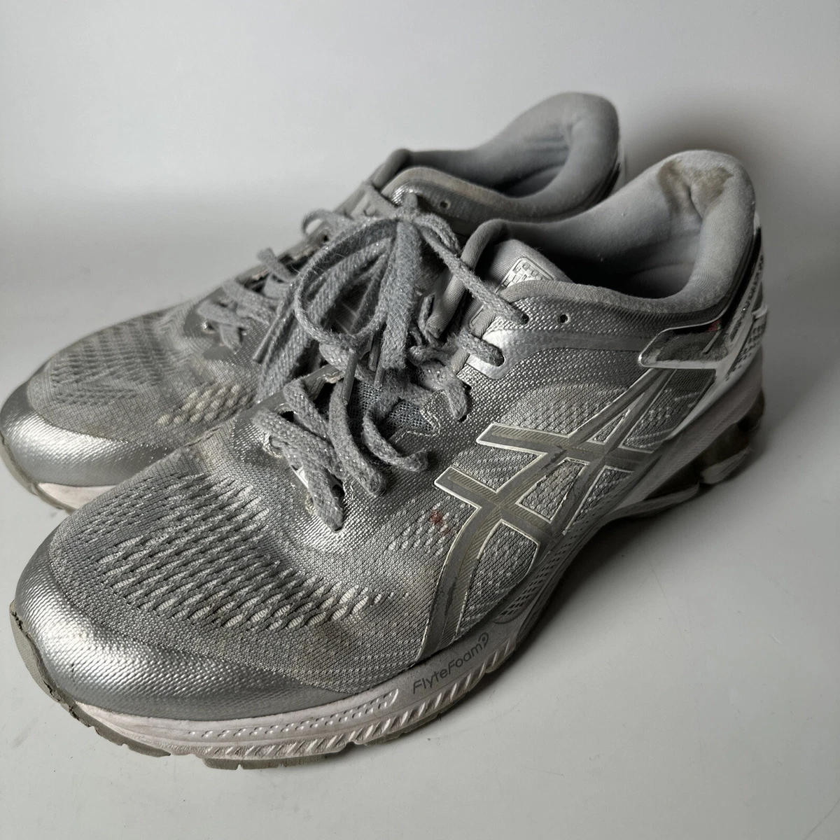 Asics Gel Kayano 26 Running Sneakers Shoes Grey 6 Gym New Womens 7 1/2 Asics Gel Kayano 26 Womens Running Shoes Grey Pink Gel  main image 2