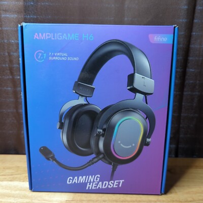 1/2/25 FIFINE Ampligame H6 Gaming Headset Wired Headphones with Microphone