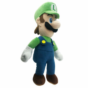 Luigi Stuffed Plush Little Buddy Super Mario All Star Collection 10" Authentic