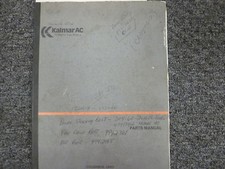 Komatsu Model FGC25S-4 Forklift Lift Truck Parts Catalog Manual Book