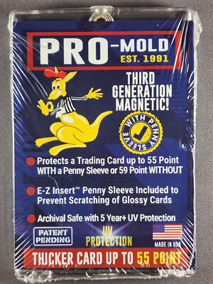 15x Pro Mold MH55SAB 3rd Gen w/ Sleeve 55pt Magnetic Card Holder One Touch