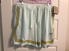 Women Nike Dri-FIT Swoosh Fly Crossover Basketball Shorts Lime DH7325 size XXL