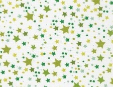 How The Grinch Stole Christmas Stars, Blender Fabric Cott 1 yd BTY Wh/Lime FastS