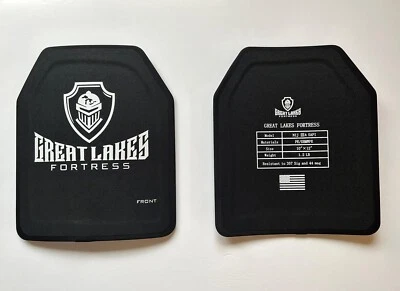BAM-ARMORCORE Body Armor Bullet Proof Plates PE Light Weight Level IIIA 3A Inserts 10x12 Set