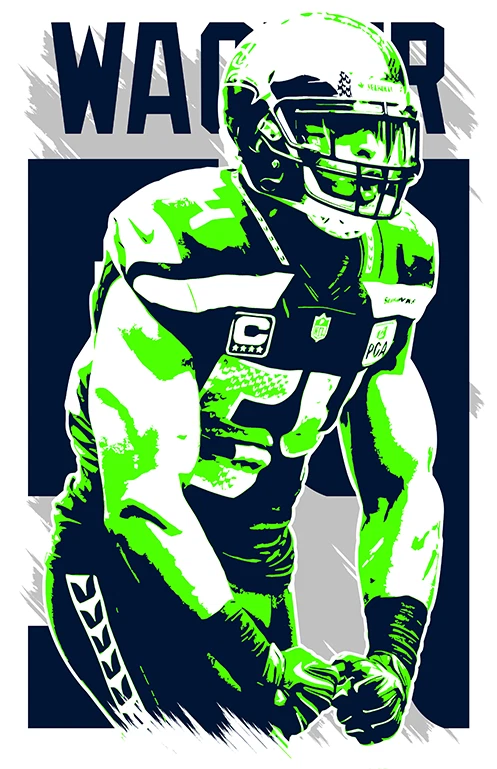 Seattle Seahawks impresión artística/póster PACK VENTILADOR #3 ¡3 IMPRESIONES!  Foto 3 de 4