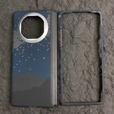 Super Luxury Carbon Fiber Magnetic Case Taschen W/Side Frame Für Huawei Mate X5 