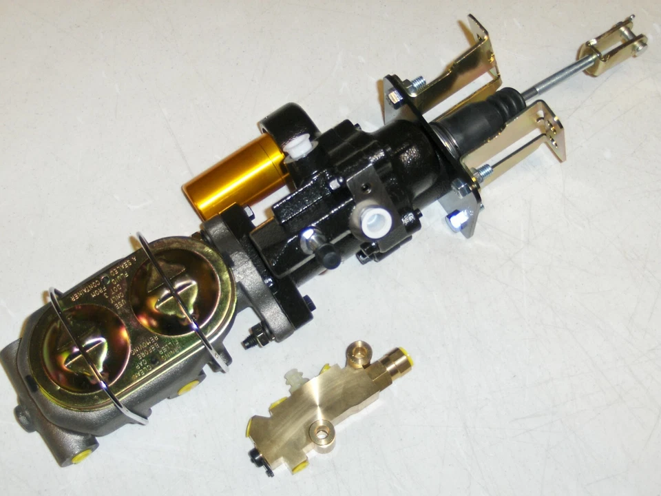 Amplificador de freno eléctrico de tambor de disco Hydro-Boost Chevy Chevelle 67-72 + cilindro maestro Foto 3 de 4