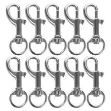 10 Pcs Pet Buckle Detachable Swivel Snap Hooks Dog Leash Clips Heavy Duty Clasps