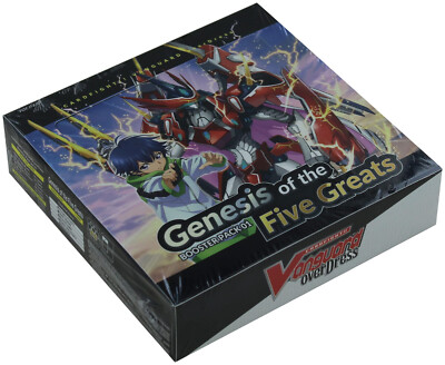 Bushiroad VGE-D-BT01 Genesis of The Five Greats Booster Box Factory Sealed  New 8885009406198| eBay