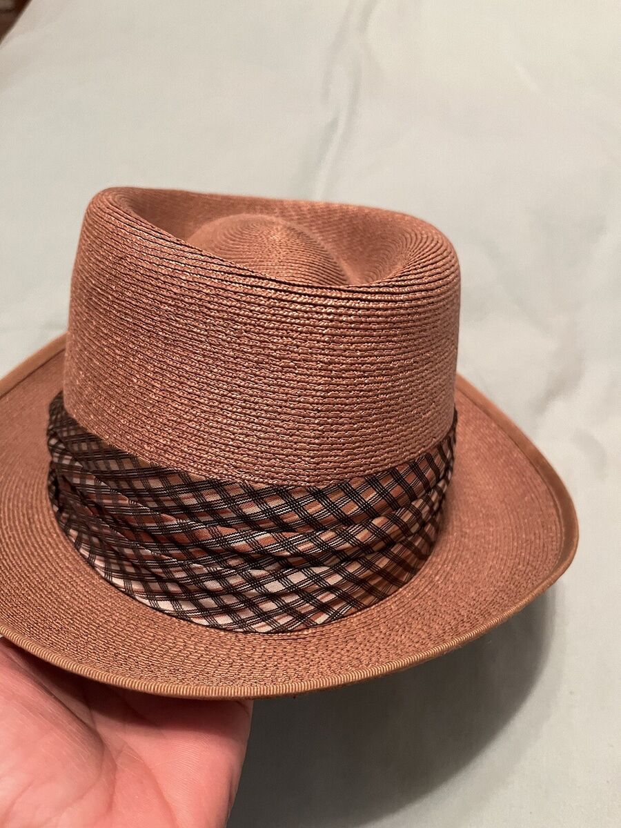 Vintage 1950s Knox New York Straw Hat Made in Italy | eBay Vintage 1950s Knox New York Straw Hat Made in Italy | eBay