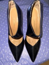 3.1 Phillip Lim Shoes Heels Womens Black White Chunky Pointed Toe Shoes Sz 6/36
