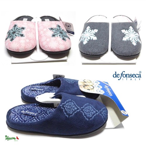 OFFERTA DE FONSECA TORINO ciabatte pantofole donna modello olandese  invernali | eBay