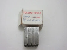 4 Piece Toledo Tools 5/8" NC Pipe Dies 83993