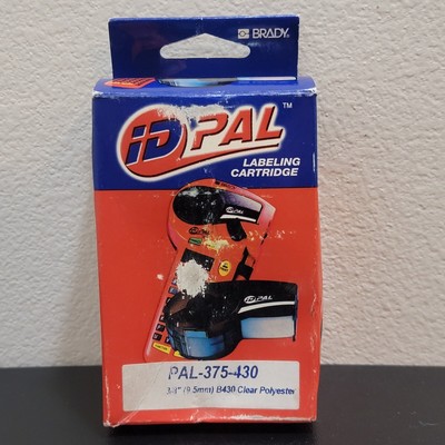 New Brady ID Pal PAL-375-430 Clear Poly 3/8  B430 Cartridge 81011