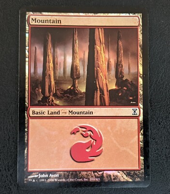 1 x FOIL Mountain - John Avon Time Spiral - MTG Magic the