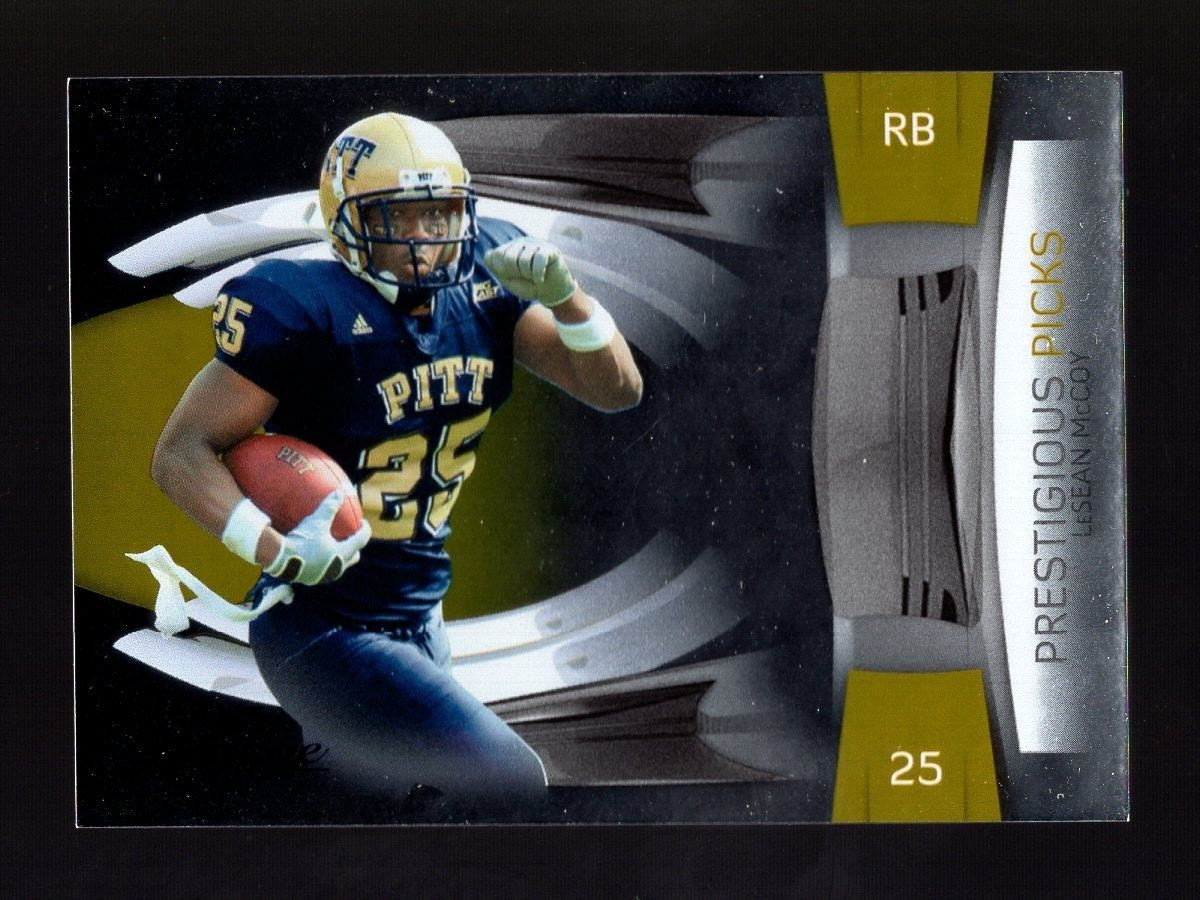 LeSean McCoy Playoff Prestige Prestigious Picks #35 Material Gold