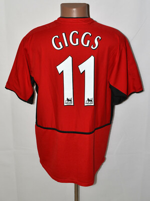 MANCHESTER UNITED 2002/2003/2004 HOME FOOTBALL SHIRT GIGGS #11