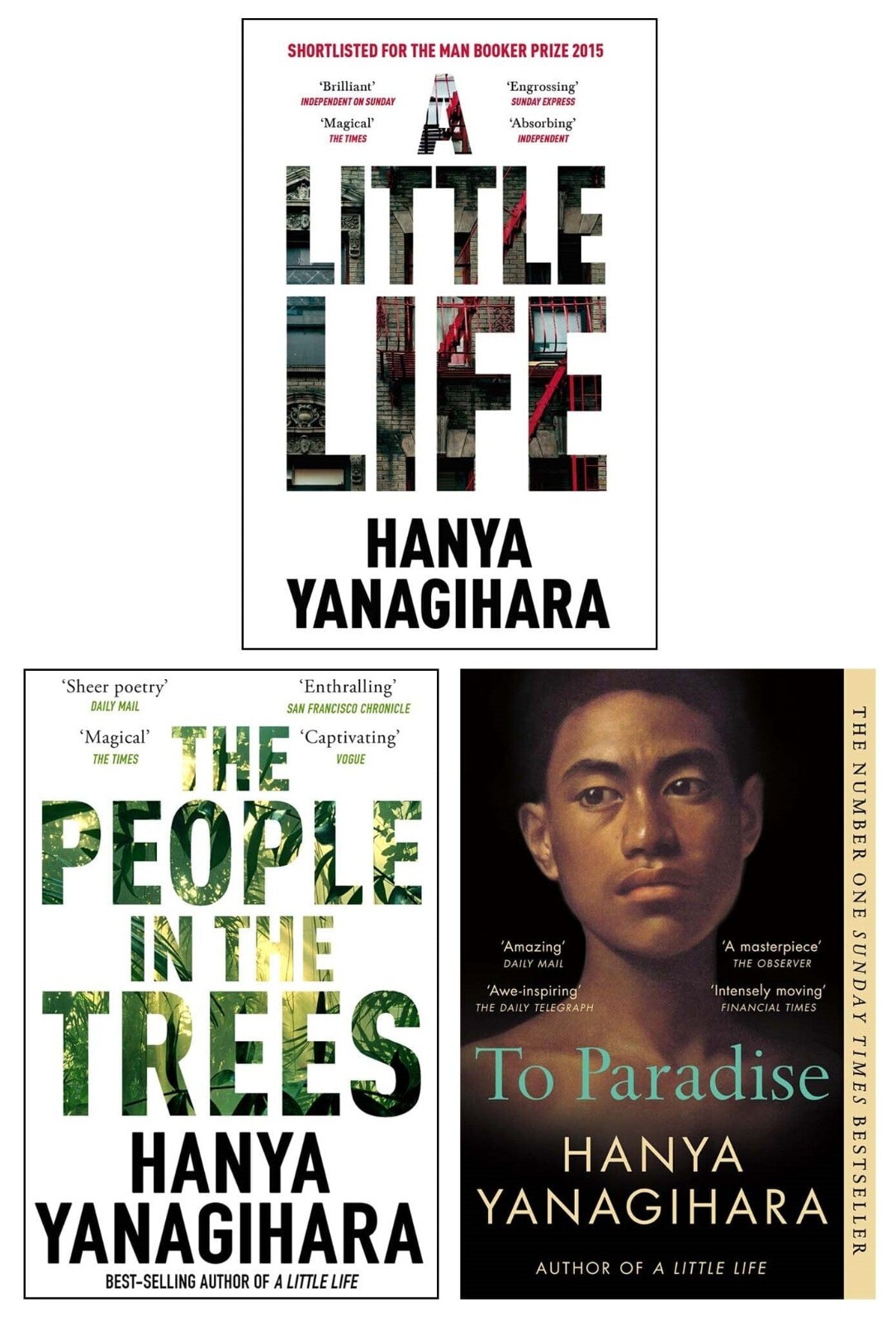 Hanya Yanagihara 3 Books Collection Set - Young Adult - Paperback