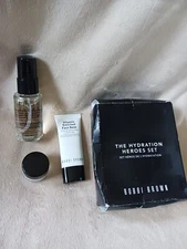 Bobbi Brown Hydration Heroes Set 3 Pcs Face Base Cleansing Oil Eye Cream